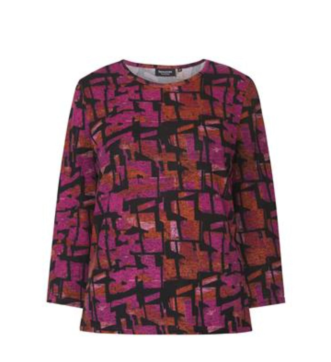 Signature fine knitted abstract pattern Jumpers