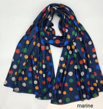Load image into Gallery viewer, Polka-dot wool mix scarves
