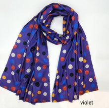 Load image into Gallery viewer, Polka-dot wool mix scarves
