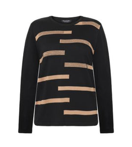 Signature abstract stripe knit Jumpers