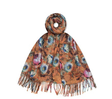 Load image into Gallery viewer, Floral cashmere mix scarves
