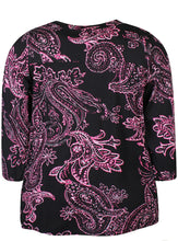 Load image into Gallery viewer, Zhenzi abstract floral print tops
