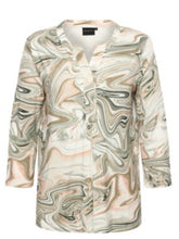 Load image into Gallery viewer, Brandtex marble effect print top
