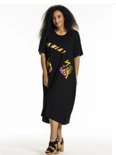 Cargar imagen en el visor de la galería, Studio splash of colours black dress
