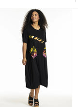 Cargar imagen en el visor de la galería, Studio splash of colours black dress
