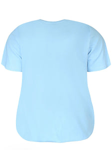 Zhenzi floral motif t-shirts