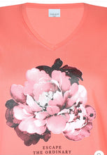 Load image into Gallery viewer, Zhenzi floral motif t-shirts
