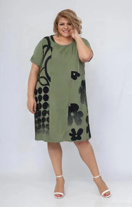 Floral print effect dresses