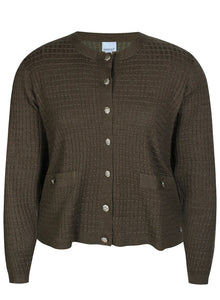 Zhenzi Khaki Cardigan