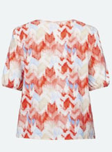 Load image into Gallery viewer, Signature abstract pattern print top
