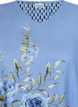 Load image into Gallery viewer, Zhenzi floral print mofit top
