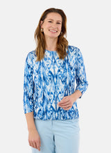 Load image into Gallery viewer, Signature abstract print 3/4 length sleeves
