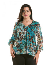 Load image into Gallery viewer, SPG abstract pattern print top
