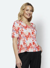 Load image into Gallery viewer, Signature abstract pattern print top
