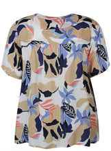 Load image into Gallery viewer, Zhenzi bold leaf effect print tops
