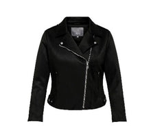 Load image into Gallery viewer, Only Carmakoma Faux Suede effect biker style jacket
