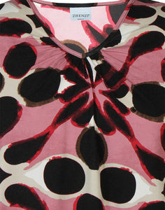 Zhenzi Octa graphic print top