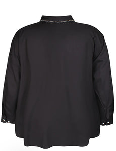 Zhenzi Vicy black blouse
