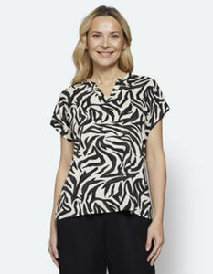Signature zebra print top