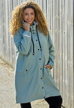 Load image into Gallery viewer, Zhenzi Khaki green rain coat
