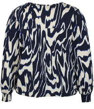 Cargar imagen en el visor de la galería, Zhenzi Karol Pattern print tops
