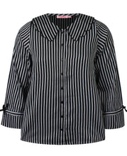Charger l'image dans la galerie, Anyday Olivia striped blouse with ruffle collor
