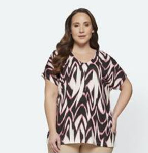 Ciso abstract pattern print top