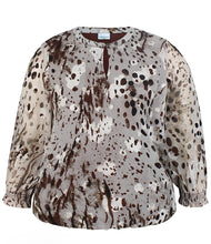 Cargar imagen en el visor de la galería, Zhenzi Libby print top
