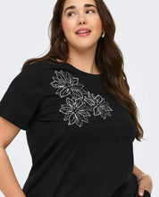 Lade das Bild in den Galerie-Viewer, Only Carmakoma black cartimon T- shirt
