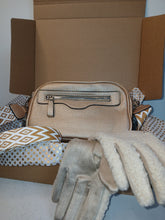 Load image into Gallery viewer, Classic Crossover bag with Teddy bear Gloves Bundles
