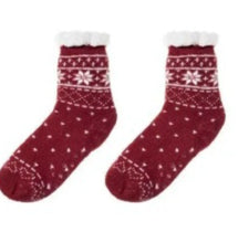Cargar imagen en el visor de la galería, Snowflakes slipper sock
