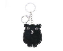 Load image into Gallery viewer, Faux fur Bear Bag Charms/Keyrings

