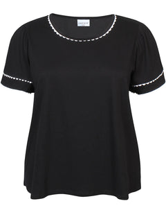 Zhenzi Cotton t-shirts with white borders