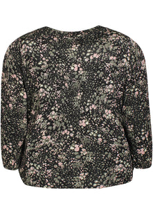 Zhenzi Blop pattern print top