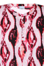 Load image into Gallery viewer, Zhenzi Abstract print V neck  tops
