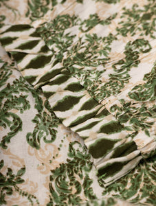 Vintage inspired pattern print top