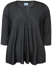 Load image into Gallery viewer, Zhenzi Thea silver Metallic top
