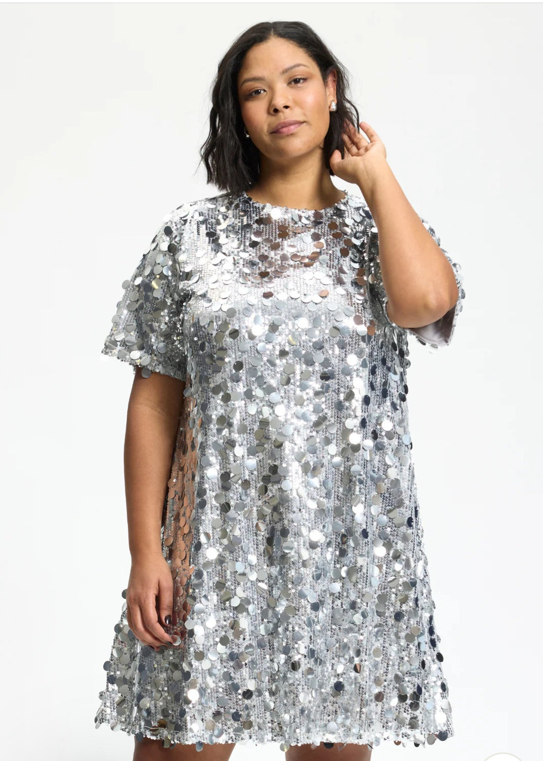 Anyday Tunic silver Metallic dress