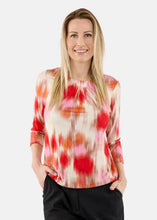 Load image into Gallery viewer, Signature round Neckline abstract print tops
