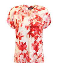 Lade das Bild in den Galerie-Viewer, Signature blurred floral pattern print tops
