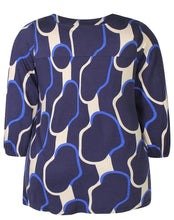 Lade das Bild in den Galerie-Viewer, Zhenzi Sylva graphic pattern print top
