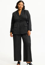 Charger l'image dans la galerie, Any Tuesday black Trousers with button details
