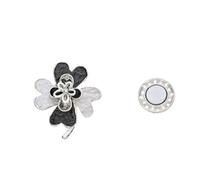 Four leaf clover magnetic Brooches