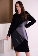 Load image into Gallery viewer, Ora Contrast angle panel dress
