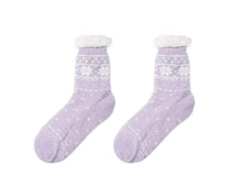 Cargar imagen en el visor de la galería, Snowflakes slipper sock
