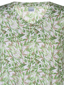 Zhenzi abstract bamboo print tops
