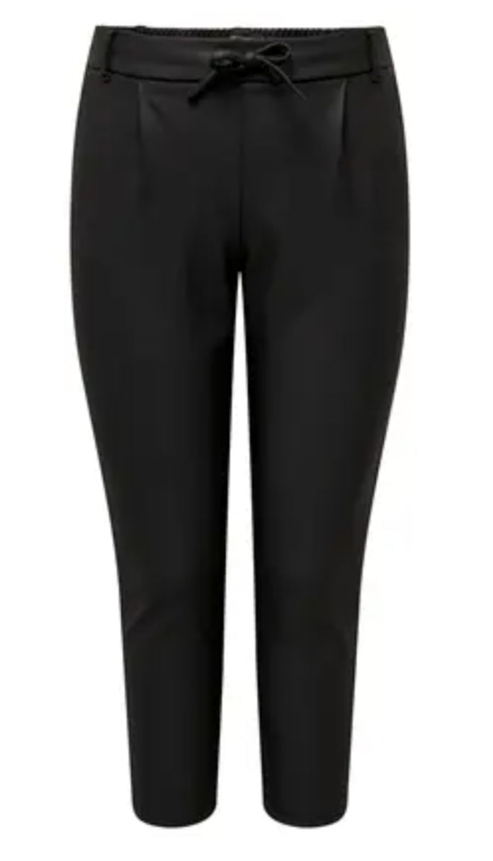 Only Carmakoma black Coated Trousers