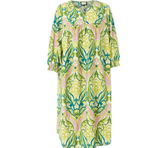 Load image into Gallery viewer, Gozzip Galice graphic pattern print dress
