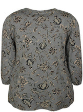 Load image into Gallery viewer, Zhenzi abstract leaf print Tops
