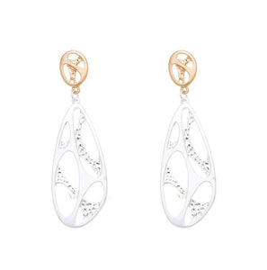 The Liz Oval drop earrings